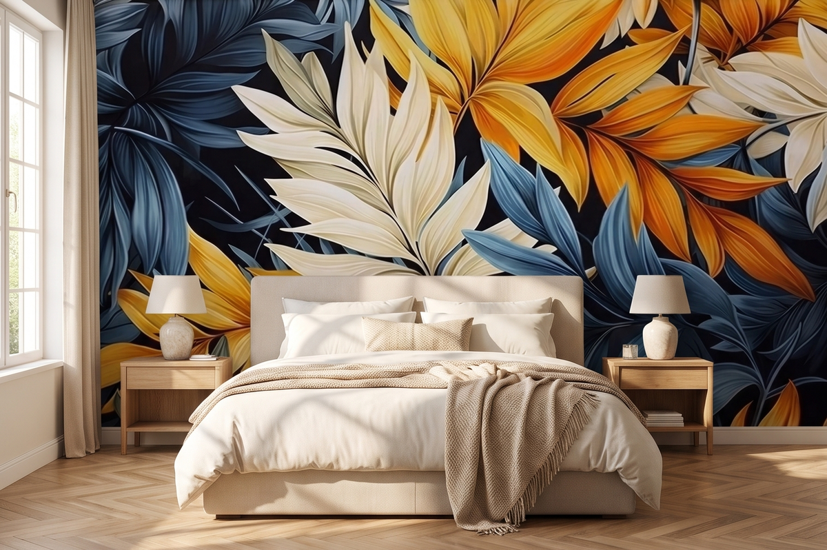 Papier peint floral