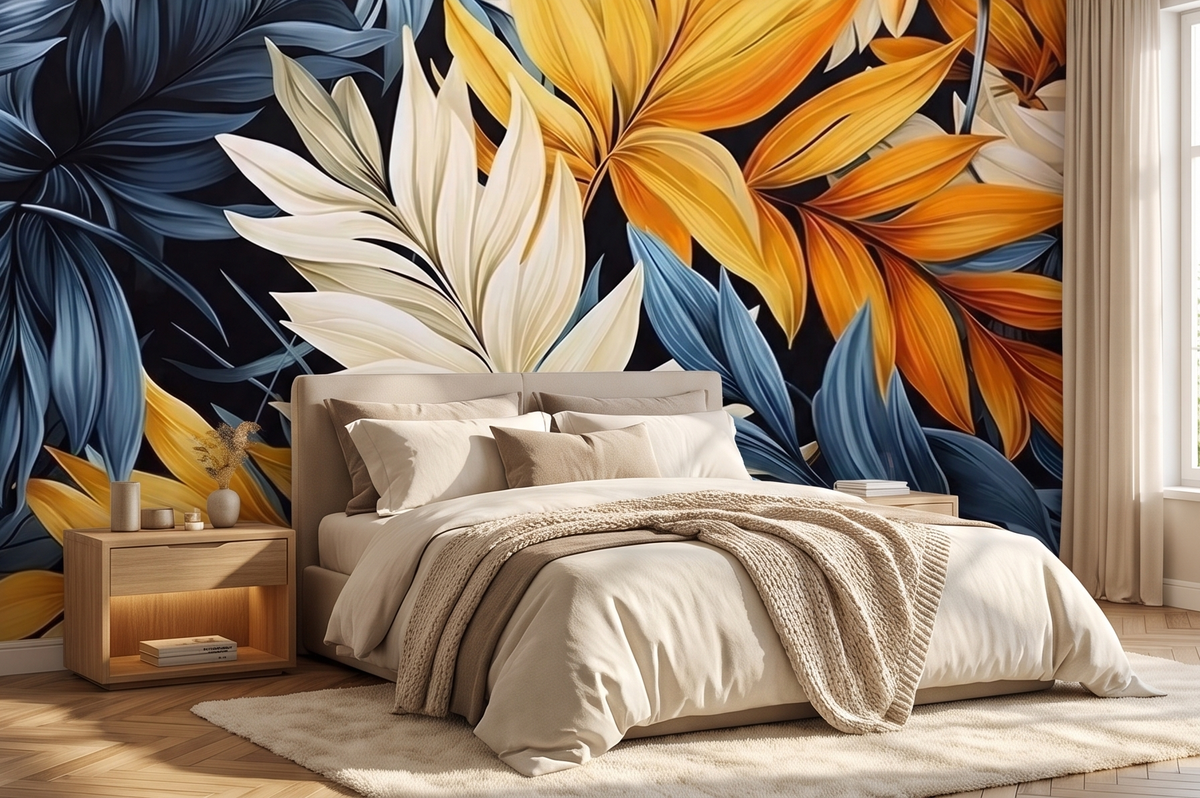 Papier peint floral